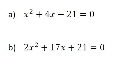 Factorise some quadratics to find the roots and then use the quadratic formula to find the roots of other quadratics if they exist.